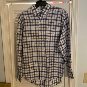 Izod Blue and White Button Down